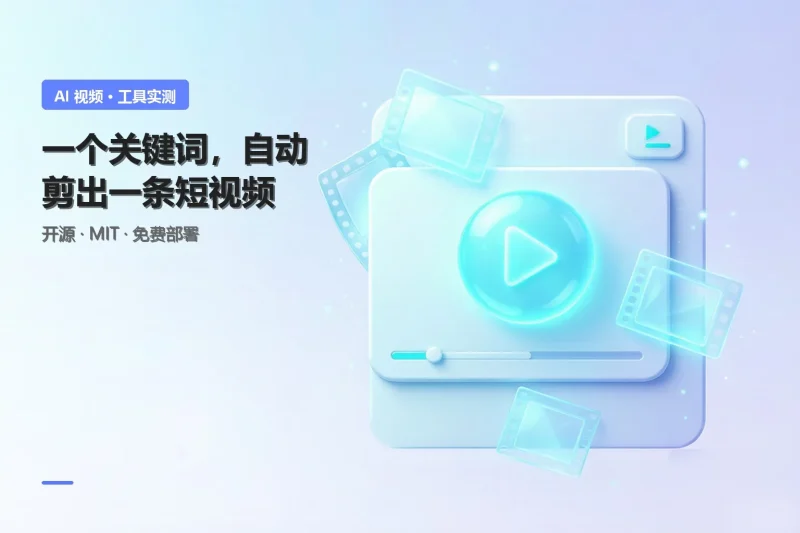 MoneyPrinterTurbo：输入关键词，10分钟出片专注工具资源与实战教程胖猫小栈
