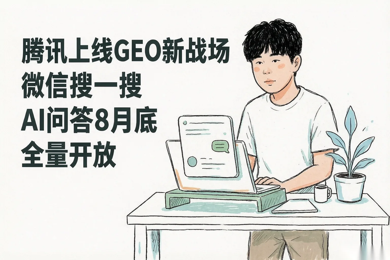 腾讯上线GEO新战场，微信搜一搜AI问答8月底全量开放