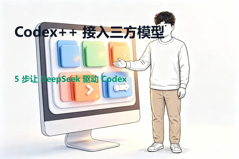 Codex++ 接入三方模型：5 步让 DeepSeek 驱动 Codex专注工具资源与实战教程胖猫小栈
