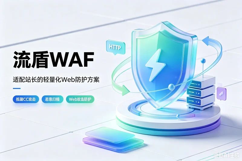 流盾WAF|适配站长的轻量化Web防护方案,抵御CC、恶意扫描与Web攻击专注工具资源与实战教程胖猫小栈