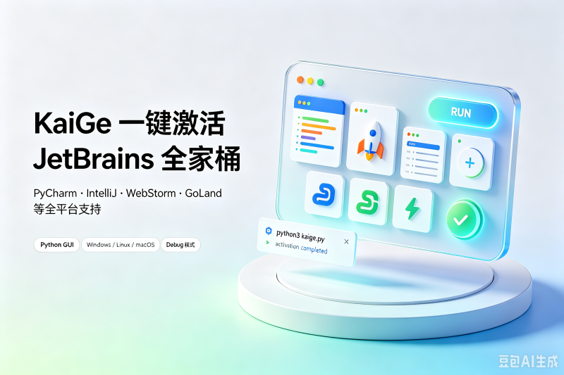 KaiGe一键激活JetBrains全家桶|支持PyCharm，IntelliJ等-胖猫小栈