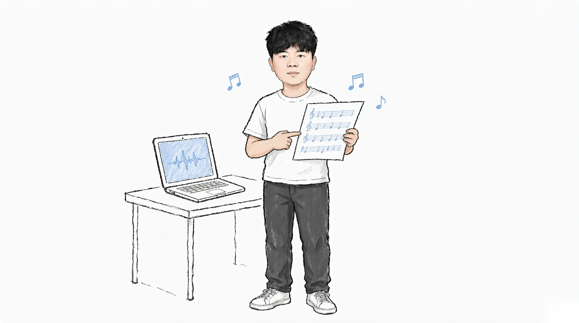 YuE2-3B 手绘插图 1