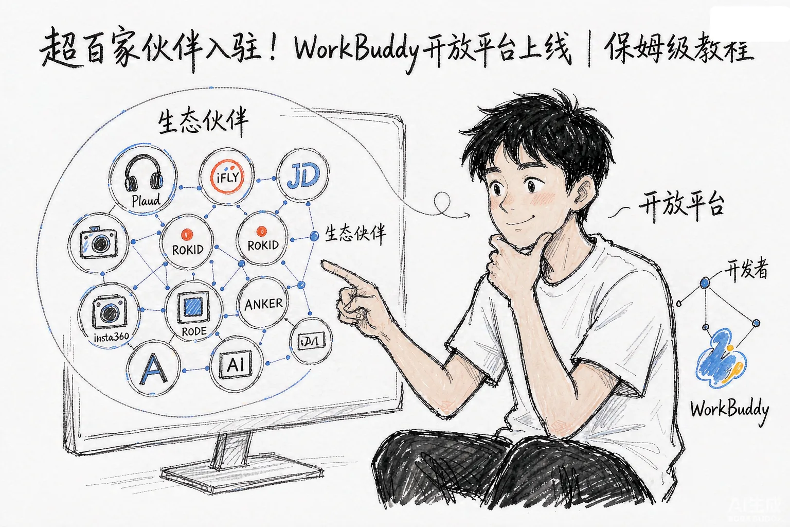 超百家伙伴入驻！WorkBuddy开放平台上线 | 保姆级教程