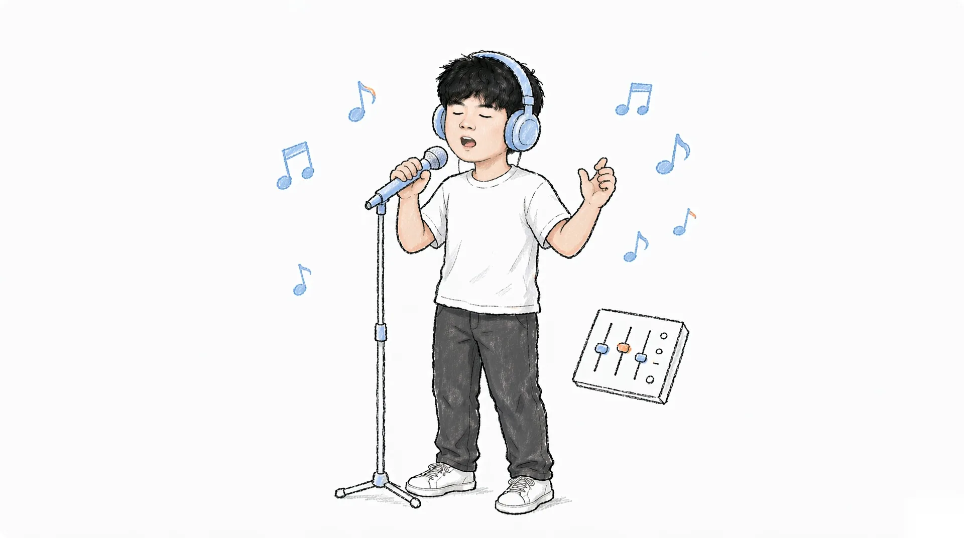 YuE2-3B 手绘插图 2